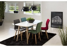 BERG étkezőasztal fehér színben