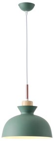 Eurolamp Csillár zsinóron 1xE27/15W/230V zöld átm. 28 cm EU0378