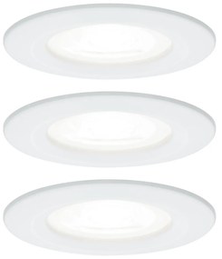 Paulmann 92984 Nova fürdőszobai beépíthető lámpa, kerek, 3db-os szett, fix, 3-step-dimming, fehér, 3x GU10 foglalat, 450 lm, IP44