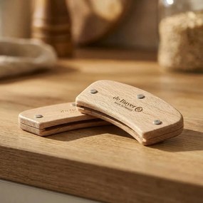 De Buyer 3660.02 LOQY levehető fogantyúpár, fa