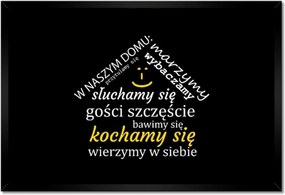 Poszterek keretben 60x40 Ebben a házban