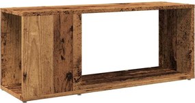 vidaXL antik hatású szerelt fa TV-szekrény 80x24x32 cm