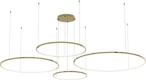 MILAGRO ML0849 SATURNO Modern Led Függesztett Lámpa Arany LED IP20