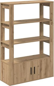 vidaXL Széf kézműves tölgy 30 x 80 x 119.5 cm Faanyag
