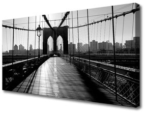 Vászonkép nyomtatás Bridge architektúra 140x70 cm