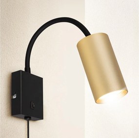 Brilagi - SELE állítható fali lámpa 1xGU10/30W/230V fekete/arany