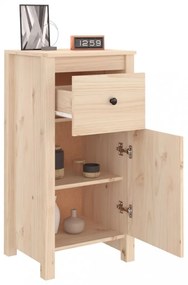 vidaXL 2 db tömör fenyőfa tálalószekrény 40 x 35 x 80 cm