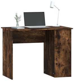 füstös tölgy színű szerelt fa íróasztal 100 x 55 x 75 cm