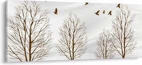 Kép - szarvas folyóelőtt (120x50 cm)