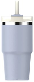 Lila rozsdamentes acél termosz szívószállal 600 ml Quencher H2.0 FlowState Tumbler Dew Drop – Stanley