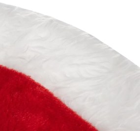 Karácsonyfa alátét RED VELVET 90 cm, piros
