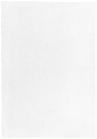 Fehér hosszú szálú szőnyeg 160 x 230 cm DEMRE Beliani
