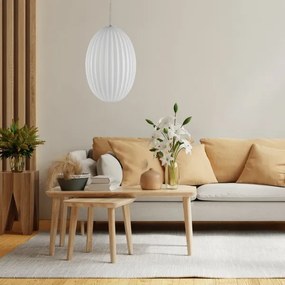 Csillár zsinóron BRAGA 1xE27/60W/230V fehér