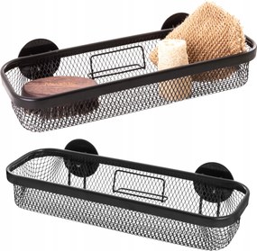 Fürdőszoba polc lógó fali kosár öntapadós fém szalag