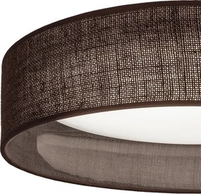 BRILAGI - VELVET SM. VARI dimmelhető LED lámpa 24W/230V 3000-6500K átm. 45 cm barna + távirányító