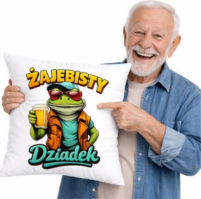 Párna Nagypapának Békás Nagypapa Ajándék Nagypapa Napjára