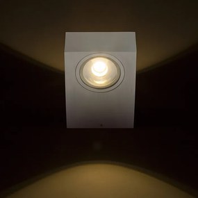 RENDL KORSO II fali lámpa szálcsiszolt alumínium 230V LED 2x3W 120° IP54 3000K