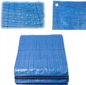 Ponyva 3x4 Kék Erősített Kerti Vízálló