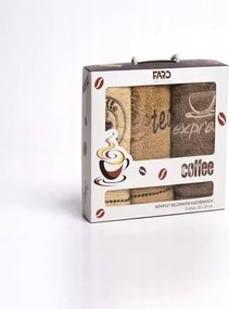 Coffee konyhai törölköző szett 3 részes