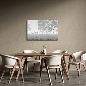 Kép - rét szarvasokkal (90x60 cm)