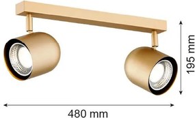 Argon ISOLA 7150 Spotlámpa 2x5W/GU10 IP20
