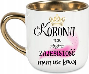 Elegáns Bögre A korona felesleges, véres 400 Fehér