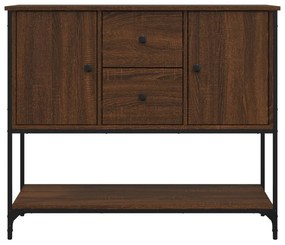 sonoma tölgy színű szerelt fa tálalószekrény 100 x 36 x 85 cm