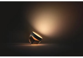 Philips Hue IRIS LED RGB asztali lámpa, állítható fényerő, 8,2W, fekete