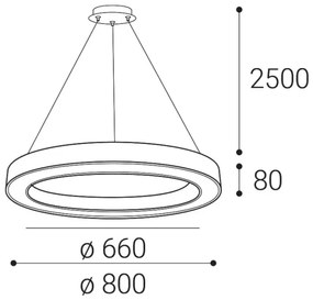 LED2 - LED Dimmelhető csillár zsinóron SATURN LED/60W/230V 3000K/4000K fehér