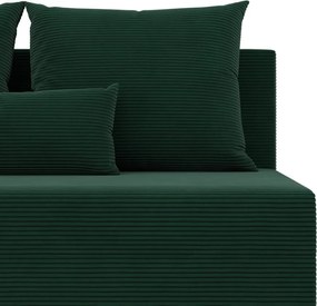 Nobu kanapé, kordbársony, zöld