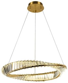 LED állítható fényerejű kristály csillár kábellel LED/40W/230V + DO