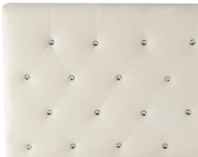 Franciaágy 180 cm AMESIA (bézs) (ágyráccsal és tárolóhellyel). 1023466