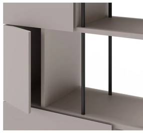 Krémszínű könyvespolc 84x175 cm Perla – Marckeric