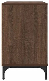 Éjjeli asztal fiókkal barna tölgy 63.5 x 36 x 61 cm Faanyag