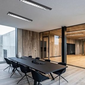 Fénycsöves lámpa T8 2xG13/18W/230V 120 cm fekete