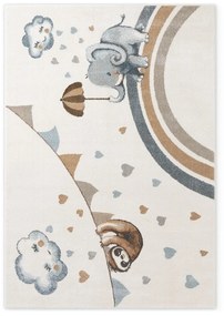 Krémszínű gyerek szőnyeg 160x230 cm Walk like an Elephant Rainy Party – Villeroy&amp;Boch
