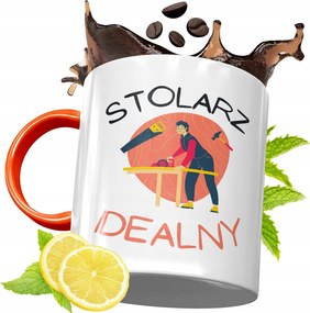 Narancssárga Bögre Asztalos Ácsoknak Ajándék fényképes nyomattal