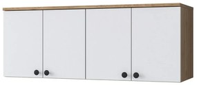 Bany Walnut and White fali szekrény