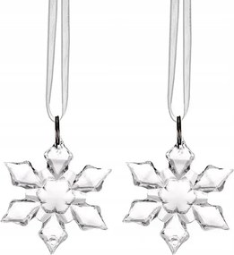 Karácsonyfa gömbök Medálok Karácsonyi hópehely Karácsonyi díszek 2 db