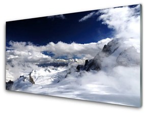 Akrilkép Felhők Hegyi táj 140x70 cm