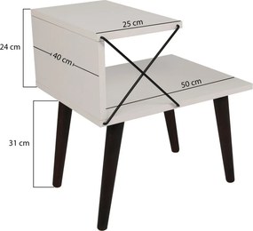 Cross - Black, Travertine