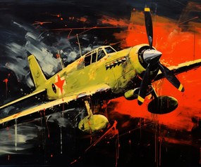 Poszter 60x50cm Színes átjáró