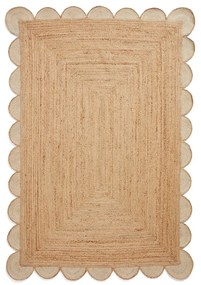 Natúr színű juta szőnyeg 160x230 cm Savannah Jute – Think Rugs