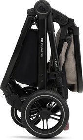 KINDERKRAFT - Kombinált babakocsi 3in1 ESME Sand bézs + autósülés MINK PRO