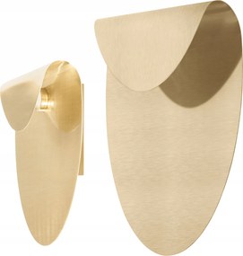 Fali Lámpa Modern Fali Lámpa Fém Arany Szálcsiszolt Led