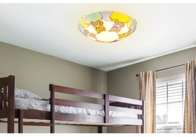 Globo 40606 - Gyerek mennyezeti lámpa KIDDY 2xE27ILLU/60W/230V