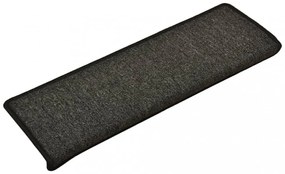 15 db lépcsőszőnyeg 65 x 21 x 4 cm antracit téglalap alakú széllel