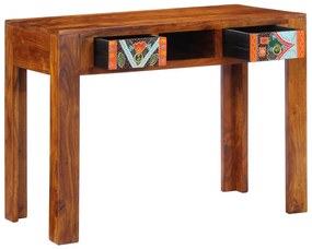 Íróasztal 100x50x75 cm Tömör akácfából