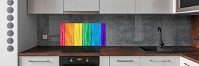 Konyhai fali panel Színes csíkos pksh-65557438