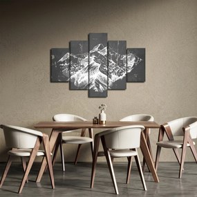 Kép - Hegyek illusztrációja (150x105 cm)